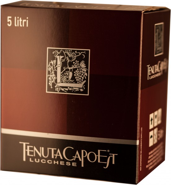 Tenuta CapoEst Lucchese Merlot Rotwein IGT Weinschlauch 5 Liter